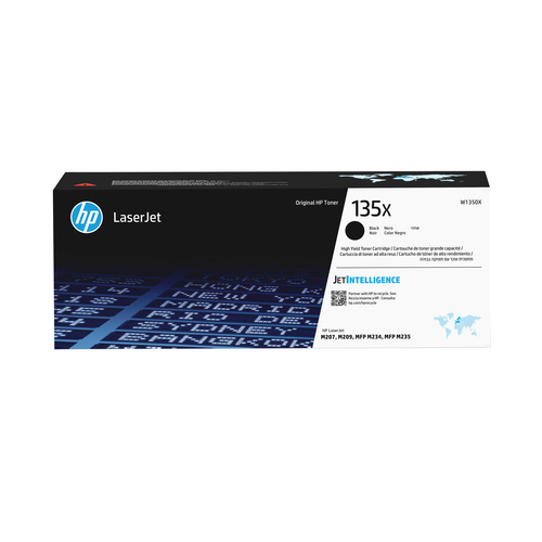 [W1350X] HP LaserJet Cartuccia Toner Nero Originale 135X ad alta capacità