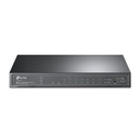 TP-Link JetStream TL-SG2210P switch di rete Gestito L2/L4 Gigabit Ethernet (10/100/1000) Supporto Power over Ethernet (PoE) Nero