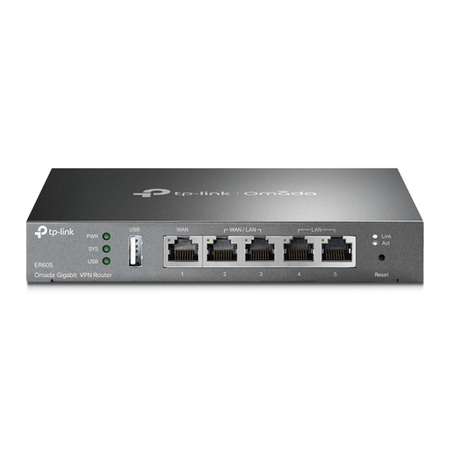 [ER605] TP-Link Omada ER605 router cablato Gigabit Ethernet Nero