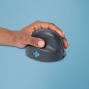 R-Go Tools Mouse verticale R-Go HE Basic, mouse ergonomico, medio (lunghezza mano 165-185 mm), sinistro, Bluetooth