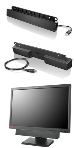 [0A36190] Lenovo USB Soundbar Nero 2.0 canali 2,5 W