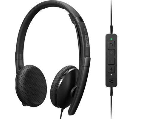 [4XD1M39028] Lenovo 4XD1M39028 cuffia e auricolare Cablato A Padiglione USB tipo-C Nero