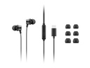Lenovo 4XD1J77351 cuffia e auricolare Cablato In-ear Ufficio USB tipo-C Nero