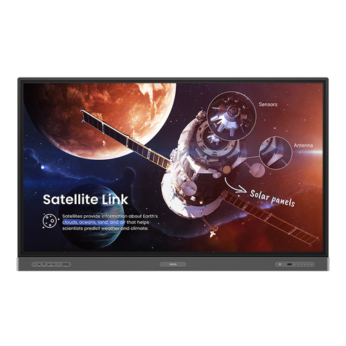 [9H.F83TK.DA6] BenQ RP7503 lavagna interattiva 190,5 cm (75") 3840 x 2160 Pixel Touch screen Nero