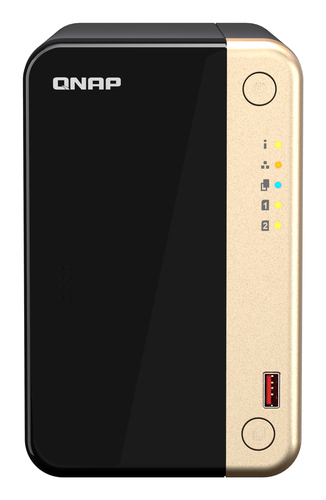 [TS-264-8G] QNAP TS-264 NAS Tower Intel® Celeron® N5095 8 GB 0 TB QNAP QTS Nero, Oro