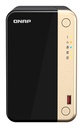 QNAP TS-264 NAS Tower Intel® Celeron® N5095 8 GB 0 TB QNAP QTS Nero, Oro