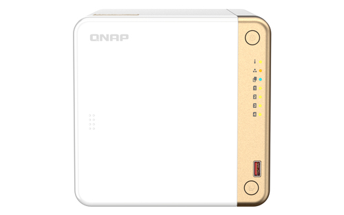 [TS-462-4G] QNAP TS-462-4G server NAS e di archiviazione Tower Intel® Celeron® N4505 4 GB DDR4 0 TB QNAP QTS Bianco