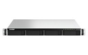 QNAP TS-464U NAS Rack (1U) Intel® Celeron® N5095 8 GB DDR4 0 TB QNAP Turbo System Alluminio, Nero