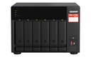 QNAP TS-673A NAS Tower Ryzen Embedded V1500B 8 GB DDR4 0 TB QNAP Turbo System Nero